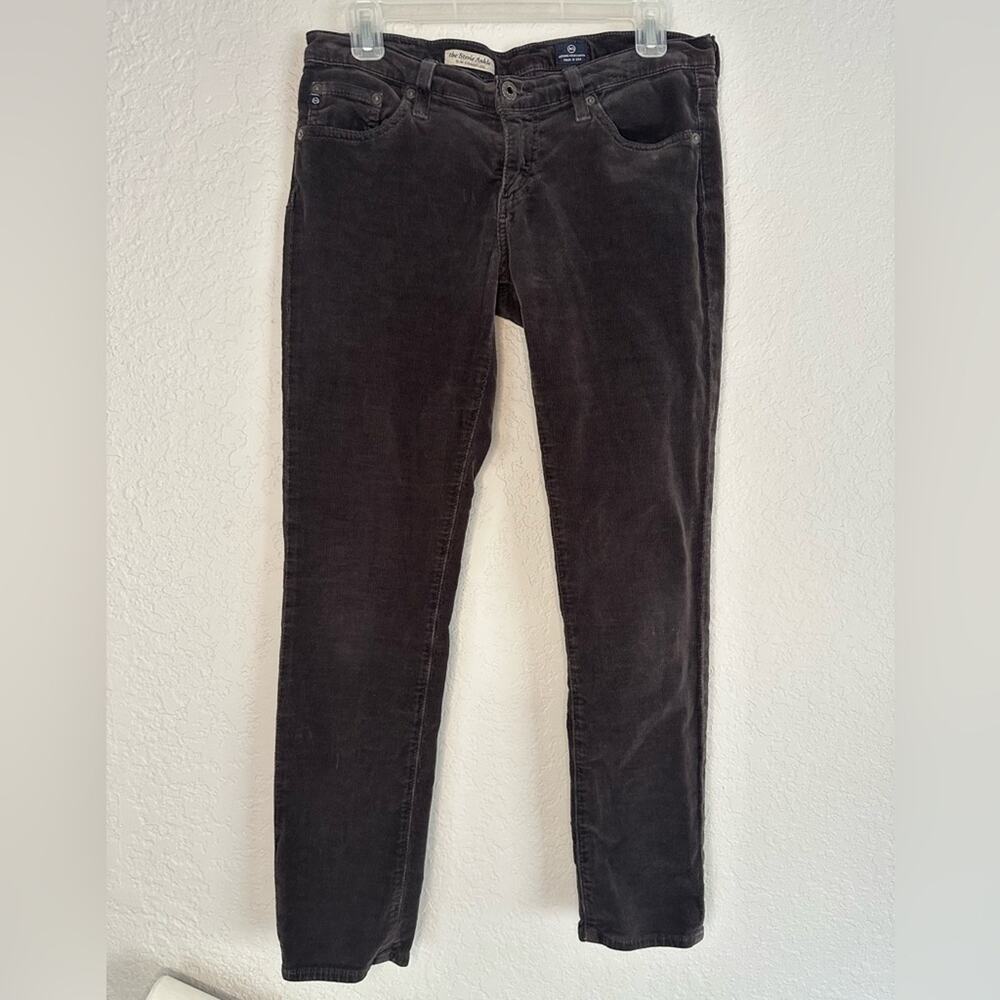 AG Adriano Goldschmied Black Straight Leg Jeans